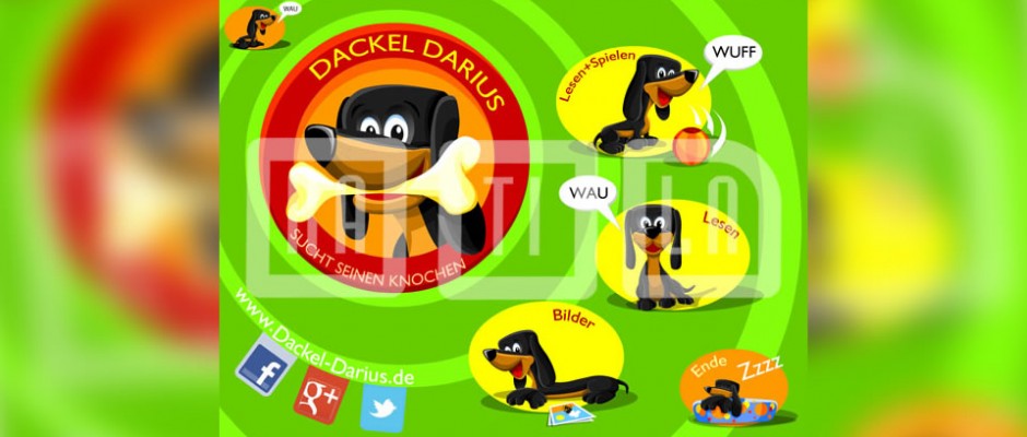 Dackel Darius is an interactive mobile book for children.