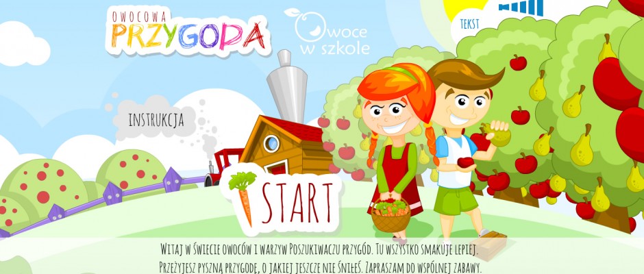 Owocowa Przygoda (Fruit’s Adventure) is both: game and an animated story. Player can choose his own hero and many items which are used later during the stories. Heroes wear selected clothes in every tale during the trip: in school or on the farm. There are a lot of items and[...]